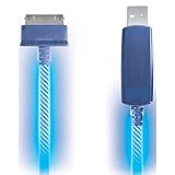 Pilot Electronics EL-1401G Electroluminescent V2 Charge/Sync iPhone 4 Cable, Green