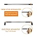 Collapsible Straws,Cuteadoy Stainless Steel Reusable Drinking Folding Straws with Cleaning Brush Perfect for Travel, Home, Office Or Gift (2PCS)