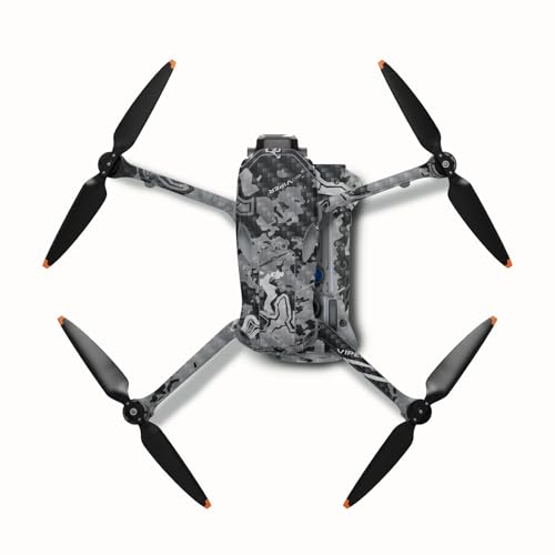 Carbon Fiber Drone Skin Compatible with DJI Air 3S - Viper Urban - Premium 3M V…