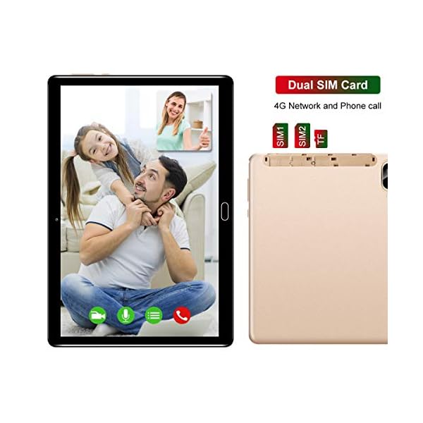 Padgene 10.1 Inch Google Android 10 Tablet, 4G Pad Phablet Tablets 4GB RAM 128GB ROM, Octa-Core 2.8 GHz Processor, 5G Wi-Fi, 1920P Full HD Display, Smart unlock, Type-C, 6000mAh Battery - Image 7