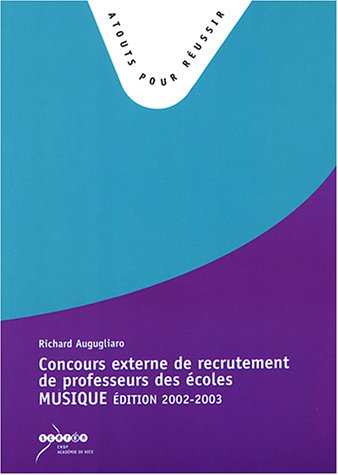 Concours externe de recrutement de professeurs des écoles