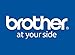 Brother Tape Cartridge 0.5IN Wide, Non-laminated Blue on White (MK233)