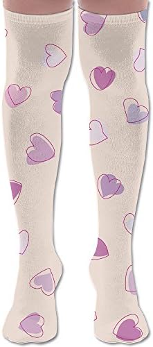 Love Patterns Women Knee High Socks High Thigh Stockings Over Knee High Boots Long Socks For Girls