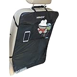Monstar Luxury Kick Mats -Car Seat Back Protectors 2 Pack - Keep Your Car Seats 100% Clean From All The Stains And Scuffmarks Left By The Kids With These Auto-Protective Seat Covers