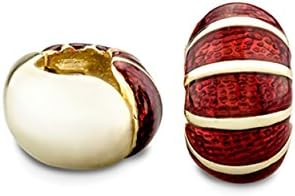 Red Segmented Gold Reversible Hugs