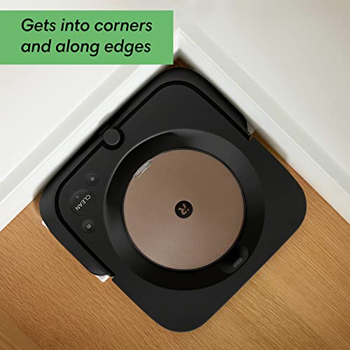 iRobot Braava Jet m6 (6012) Ultimate Robot Mop- Wi-Fi Connected, Precision Jet Spray, Smart Mapping, Works with Alexa, Ideal for Multiple Rooms, Recharges and Resumes, Black - View 11