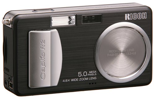 着後レビューで 送料無料 B0007xd4mq デジタルカメラ ブラック R2 Caplio Ricoh コンパクト 4 H Org
