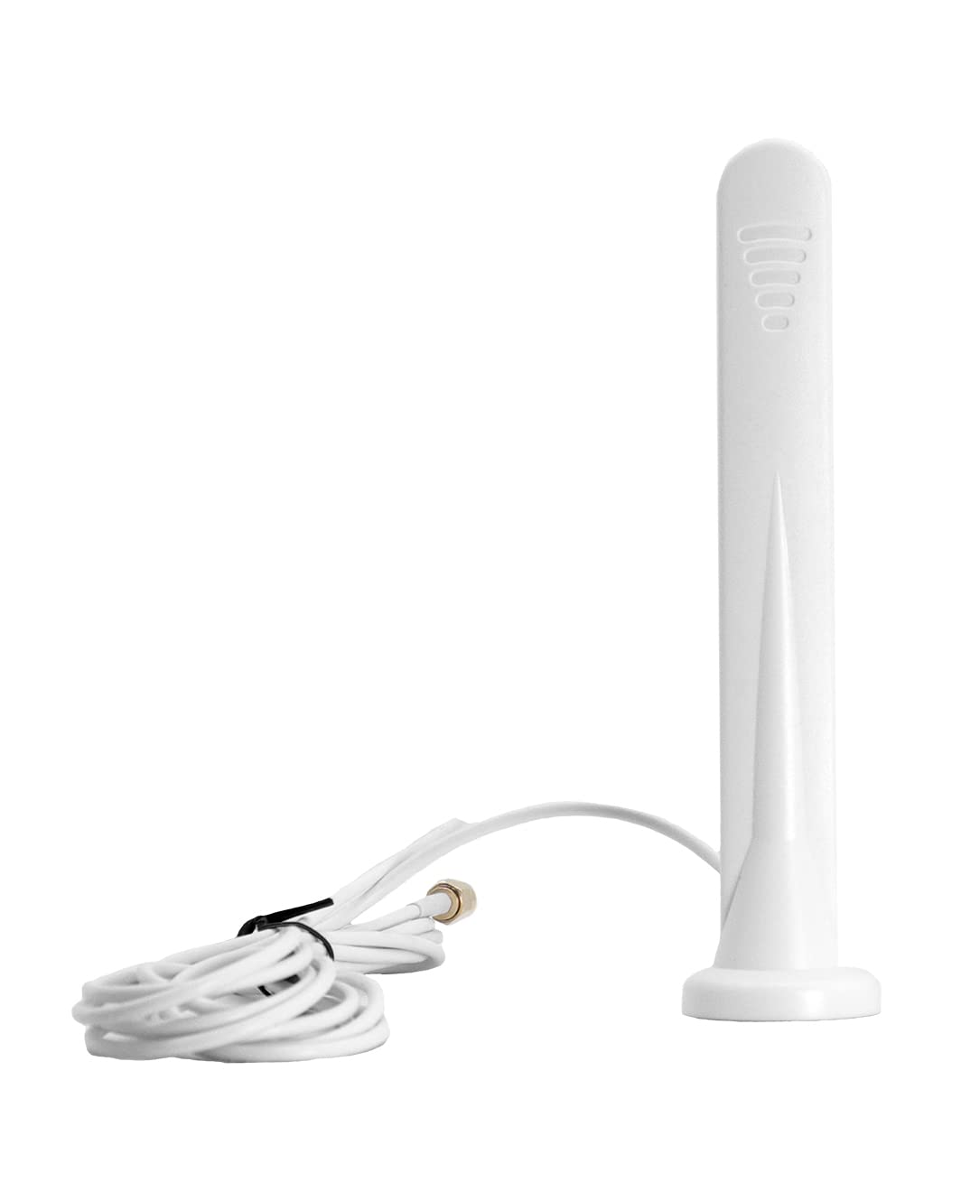 Vecys 4G LTE Antenna SMA Male Connector 8DBi GSM/3G/4G/5G Omni-directional Waterproof Suction Cup Antenna with Magnetic Base 3M RG174 Cable (White) — image 1