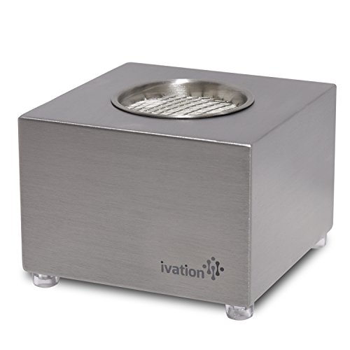 Ivation Vent Less Mini Tabletop Fireplace Stainless Steel