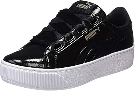 black puma platform sneakers