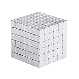 PROLOVEE Magnetic Cube Holders Multi-Use Square Cube Magnets Toy Puzzle Magnet Block Magic Cube Education Toys 5×5mm Each Cube (216 Pack)