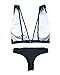 MOOSKINI Women’s Sexy Bikini Swimsuit Cute Two Pieces Ruffles Strap Swimwear Set