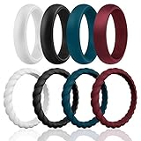 ROQ Silicone Wedding Ring For Women, Affordable