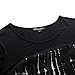 Chicwe Women's Plus Size Top Blouse With Back Cross Slit 1X-4X