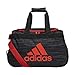 adidas Diablo Small Duffel Bag, Black Looper/ Hi - Res Red/ Black, One Size