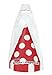 Vibrant Ruby Red Dots Party Hats (8 Piece) - Stylish & Chic Paper Cone Hats For Birthdays, Celebrations & Events