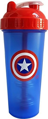 Perfect Shaker CAPTAIN AMERICA Blender Cup Bottle 28 oz SUPER HERO MIXER ;JM#54574-4565467/341163173
