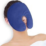 NEWGO Face Heating Mask for Sinus For Dry Eyes Hot Cold Therapy Blue view 1