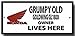 Grumpy old Honda Goldwing GL 1800 owner lives here quality metal sign