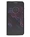 Lenovo Moto X4 Flip Case, Touch Flip Cover Transparent Shell Shock Resistant and Edge Protective Folio Flip Case for Motorola Moto X4 (Black)