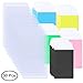 AFUNTA 30 PCS Pocket Protectors for Shirts, 6 Assorted Colors Heavy Duty School Hospital Office Supplies for Pen Leaks - Clear, Black, Blue, Pink, Yellow, Green