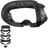 APEXINNO Adjustable Facial Interface for Meta Quest 3 Accessories,Face Cover with Breathable Foam Pads, Light-Blocking Nose Pad,Includes Two Face Cushions:Ice Silk & PU (Not Compatible with Quest 3S)