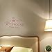 Wall Sticker, The Princess Crown Wall Decal Decor for Bedroom Nursery Home Pink