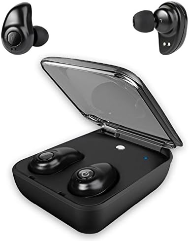 [New] Symphony Series Invisible Wireless Earbuds Headset Sweatproof Bluetooth Earphones with Built-in Microphone Surround Sound Stereo 2000mah Charging Case compatible with iPhone and Android phones