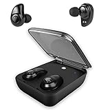Wireless Headphones,Hiwill V4.1 Bluetooth Earbuds Sweatproof Earphones with Charging Box,Mini Invisible Stereo Headset