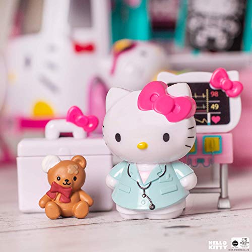 Dickie Toys 7/253246001 Hello Kitty Rettungsset mit Helikopter und Mobile Notaufnahme, inkl. 6 Hello Kitty Figuren, mehr als 15 Zubehörteile, Ambulanzset, Spielset, ab 3 Jahren – Bild 5