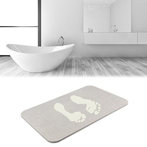 WINOMO Diatomaceous Earth Bath Mat Natural Antibacterial AntiSlip