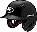 Rawlings R16 Series Metallic Batting Helmet, Black, Senior