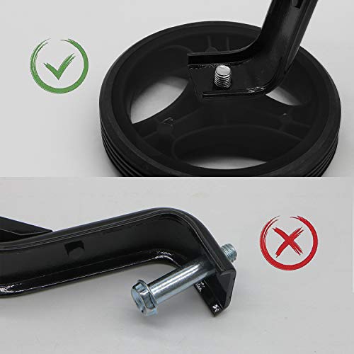 LOOYUAN Training Wheels for 12 14 16 18 20 inch Bike,Bicycle Training Wheels Heavy Duty for Kids Boy Girls Bikes,Designed with Reinforced Metal to Prevent Bending and Falling (Black)