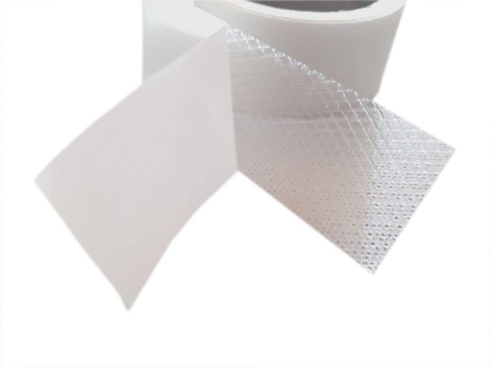 Fashion-Sonderposten Saumband Bügelband Saumfix Fixierband beidseitig in Weiß, 5 Meter Länger, 20 mm Breiter