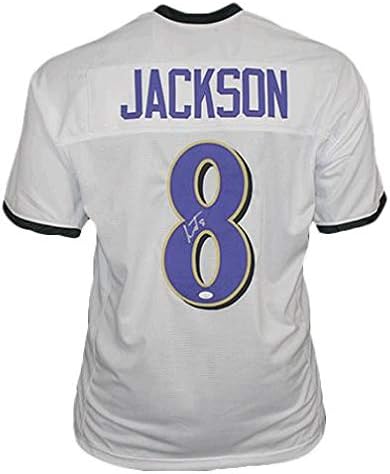 autographed lamar jackson jersey