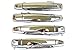PT Auto Warehouse GM-3545M-QPK - Outside Exterior Outer Door Handle, Chrome - 1 Front Left, 1 Front Right, 1 Rear Left, 1 Rear Right