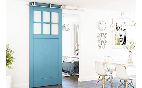 Diyhd 6 6ft Stainless Steel Ceiling Mount Sliding Barn Door