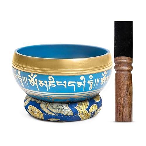 Tibetan Singing Bowl Set Brass