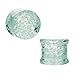 BodyJ4You 4PC Glass Ear Tapers Plugs 2G Green Glow Dark Handmade Gauges Piercing Jewelry Set