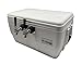 Coldbreak Brewing Equipment Jockey Box, 2 Taps, Rear Inputs, 48 Quart Marine Cooler, 50' Coils, Stainless Steel Shanks, Includes Stainless Faucets, Kegmate, White (2TMPT)