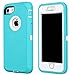 Annymall Case Compatible for iPhone 8 & iPhone 7, Heavy Duty [with Kickstand] [Built-in Screen Protector] Tough 4 in1 Rugged Shorkproof Cover for Apple iPhone 7 / iPhone 8 (Mint/white)