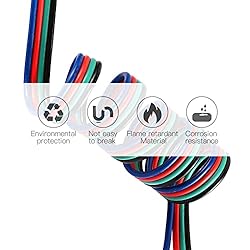 22 Gauge 4Pin Extension Wire, EvZ 22AWG 4 Conductor