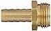 Dixon Valve & Coupling BCM74 Brass Hose Fitting, Machined Coupling, 1/2