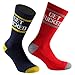 Samson Hosiery ® Novelty Get F*cked Dope Socks Red Cotton Unisex
