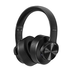 Bluetooth Headphones Over Ear, BlitzWolf Wireless Over Ear Headphones 1000mAh 50mm Driver Bluetooth & Wired Headphones…