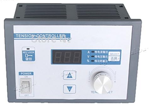 MXBAOHENG Manual Tension Controller Digital Tension Controlling Machine Magneticparticle Euler Controller Magnetic Powder Clutch AC220V/110V 50-60HZ 120W