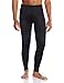 Duofold Men's Mid Weight Varitherm Thermal Pant, Black, Small