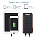 POWERADD Apollo 2 Solar Charger 12000mAh Portable Solar Power Bank Waterproof Battery Packs with Dual Ports Solar Phone Charger for iPhone, Samsung, iPad and More