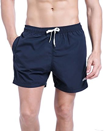 RAIZUP Mens Swim Trunks Water Resistant,Quick Dry Casual Swim Shorts with Mesh Lining for Swimwear
