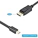 BENFEI Mini DisplayPort to DisplayPort Cable, Mini DP(Thunderbolt Compatible) to DP 10 Feet Cable (Male to Male) Gold-Plated Cord, Supports Supports 4K@60Hz, 2K@144Hz